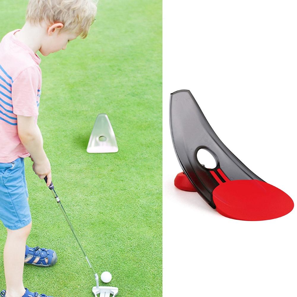 2-pack Indoor / Outdoor Golf Putting Trainer - Orange Does Not Apply