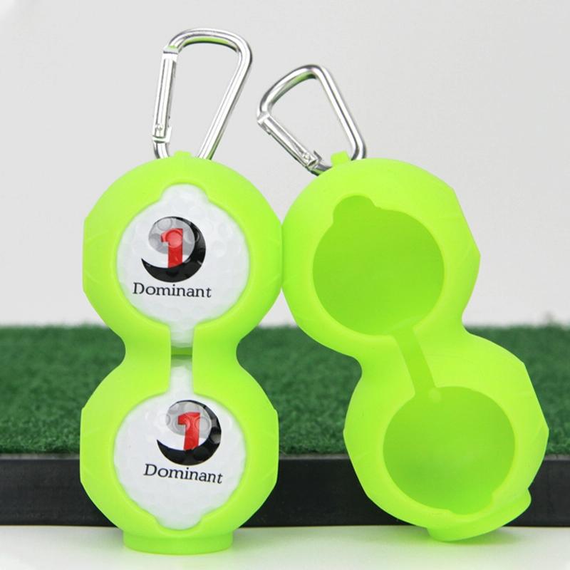 2-pack Golf Silicone Double-ball Protection Sleeves - Green Does Not Apply