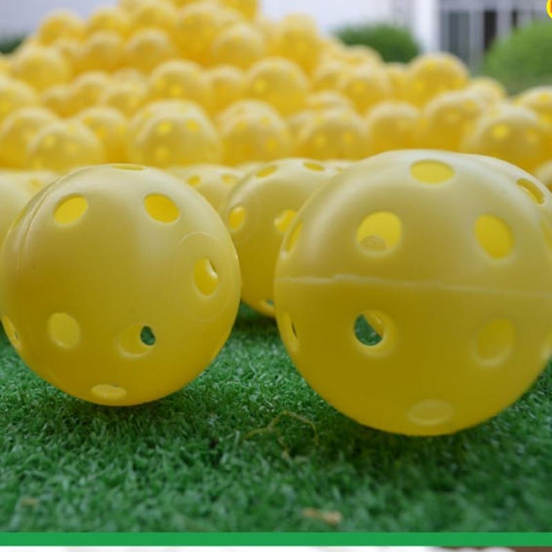 10-piece Indoor Golf Exercise Hollow Balls - Available - Yellow Does Not Apply