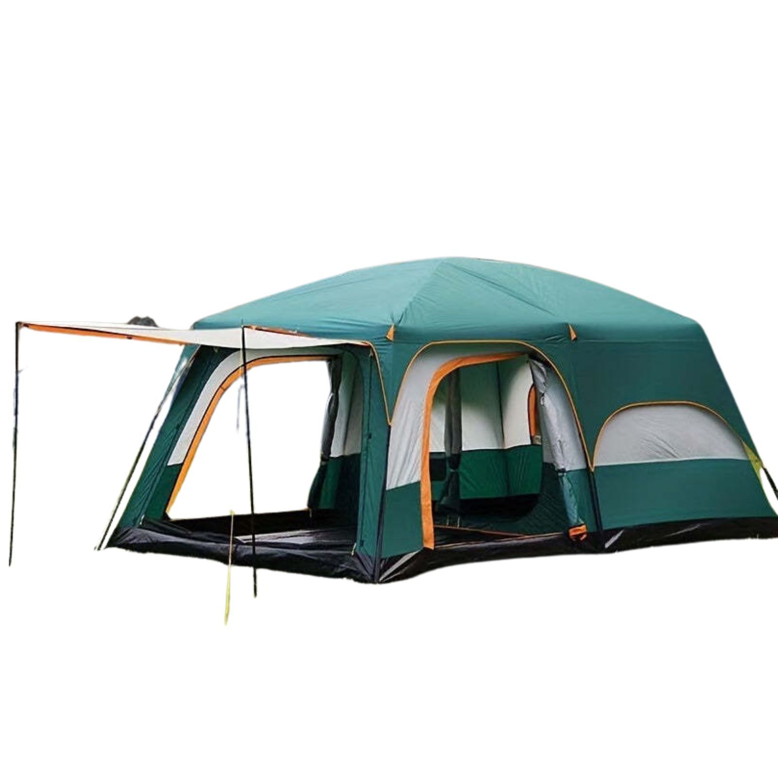 Tasman 3-5 Person Tent Camping Hiking Festival Pop Up Sleeping - Green Awezingly