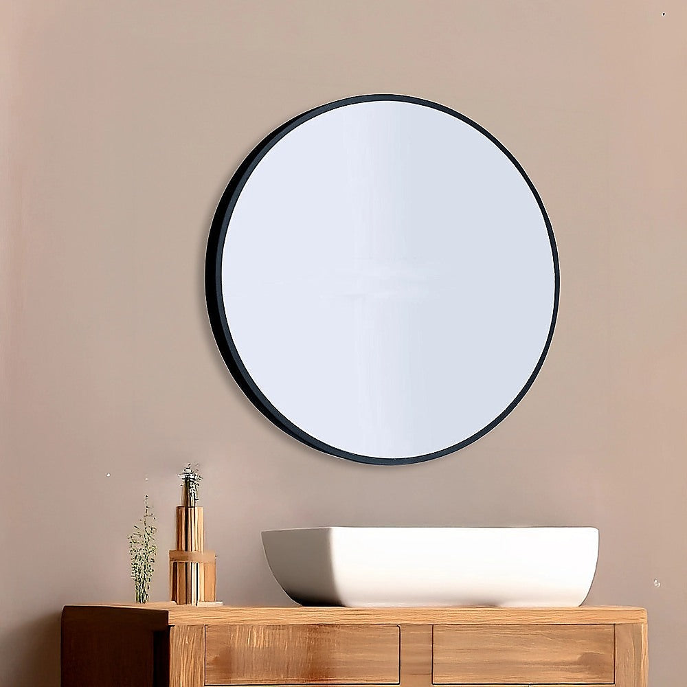 90cm Round Wall Mirror Bathroom Makeup Mirror by Della Francesca Della Francesca