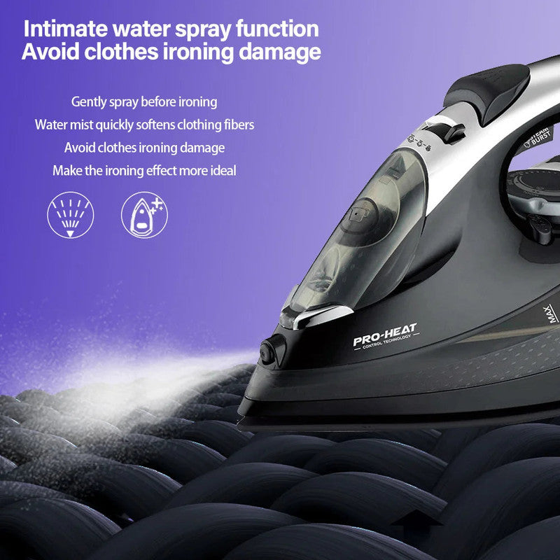 2200W Professional Steam Iron with Ceramic Soleplate Does Not Apply