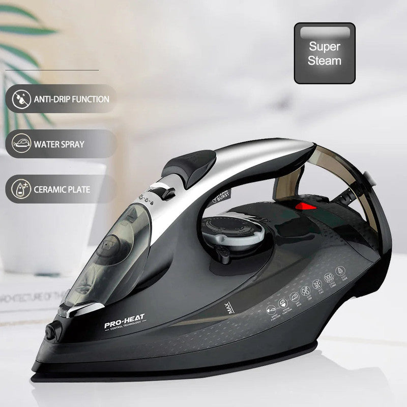 2200W Professional Steam Iron with Ceramic Soleplate Does Not Apply
