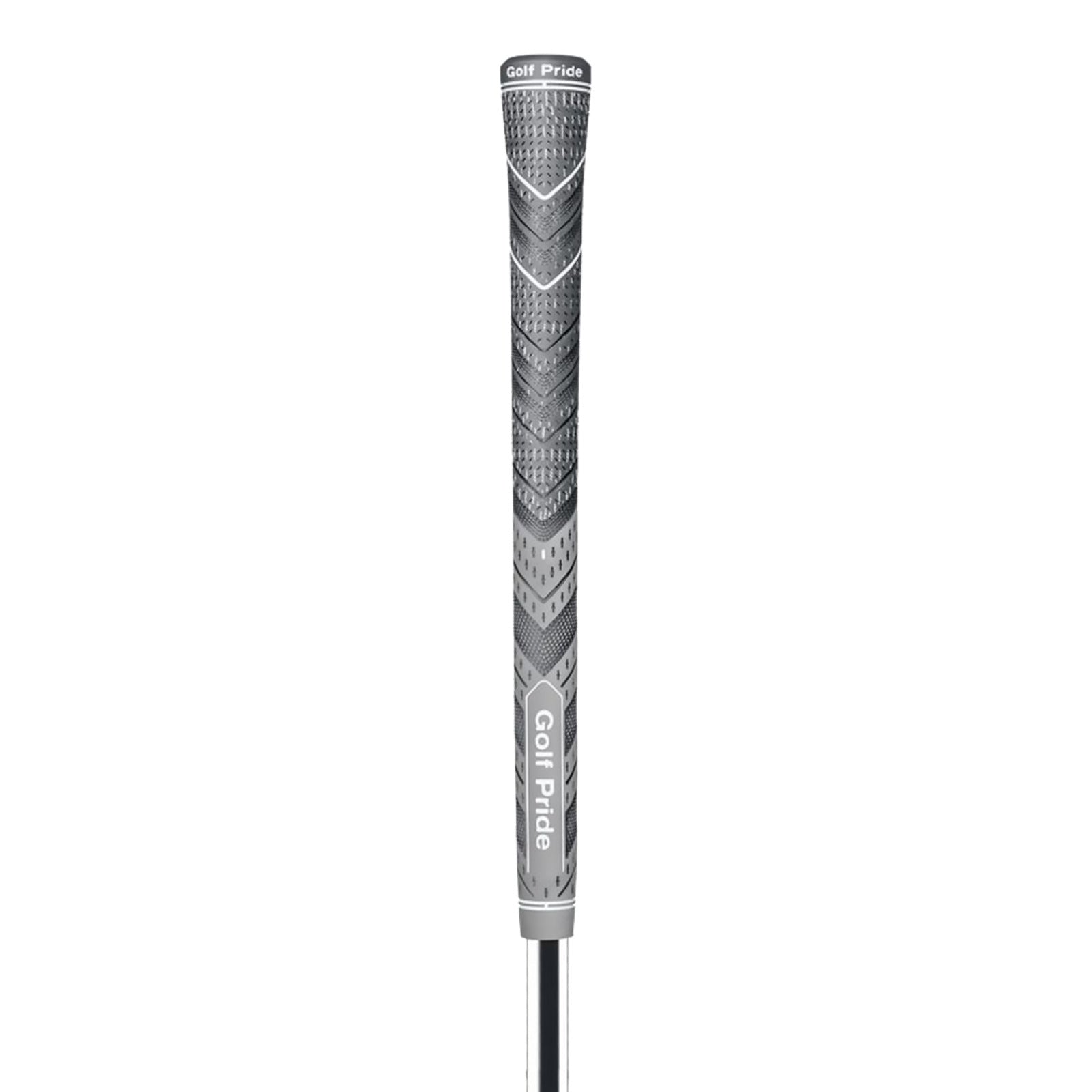 2 Pcs Grey MCC PLUS4 Midsize Golf Grip - Rubber and Cotton Thread Hybrid, 265 mm, 72g, Core 60 Does Not Apply