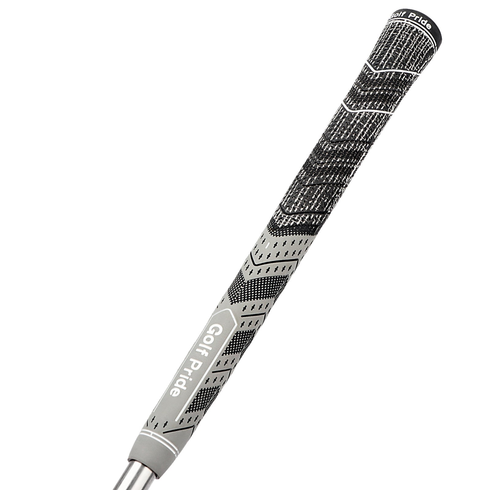 2 Pcs Grey MCC PLUS4 Midsize Golf Grip - Rubber and Cotton Thread Hybrid, 265 mm, 72g, Core 60 Does Not Apply