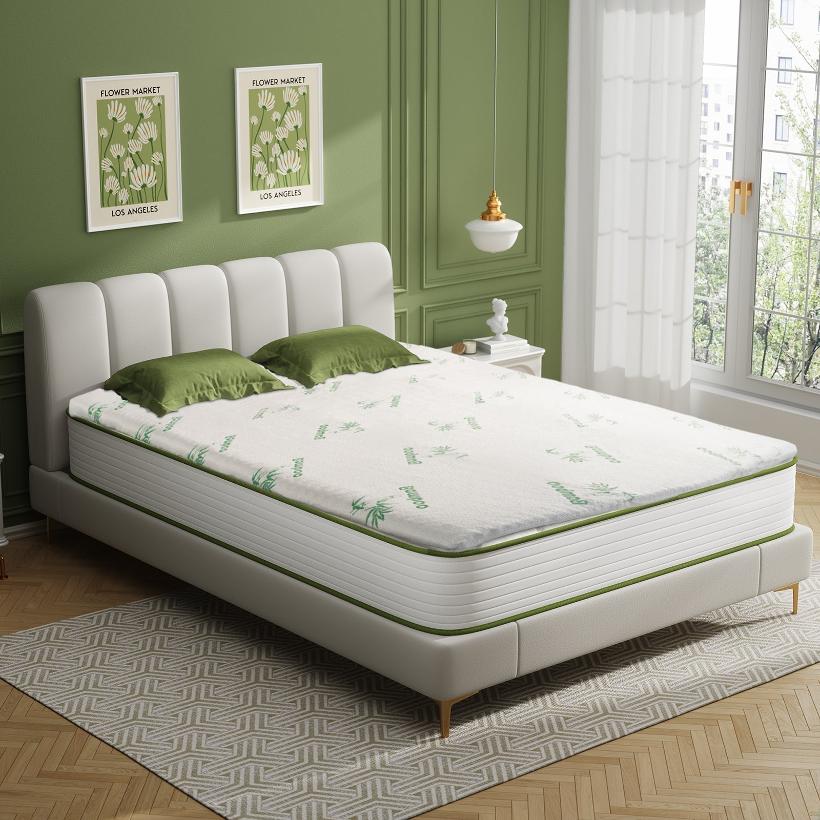 6cm Memory Foam Mattress Topper with Bamboo Cover - King Does Not Apply
