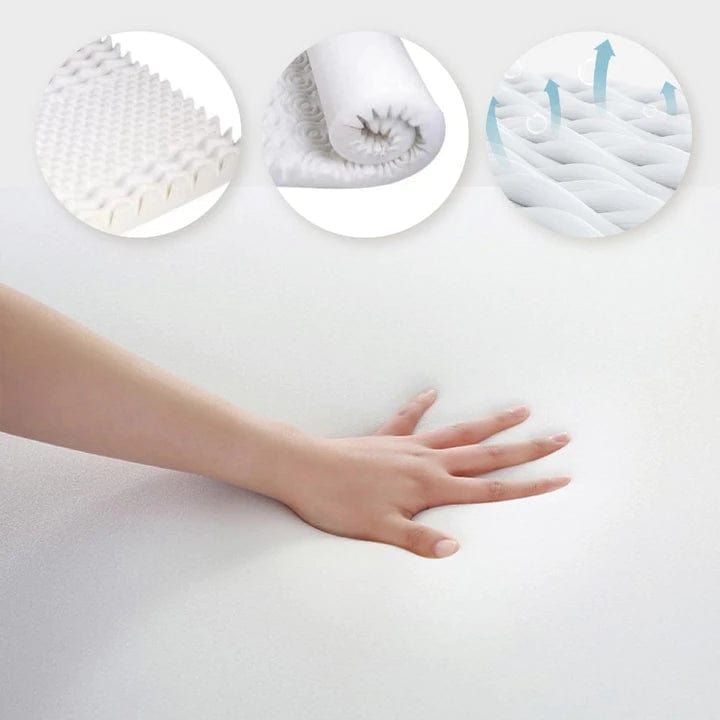8cm Memory Foam Mattress Topper with Bamboo Cover - Double Does Not Apply