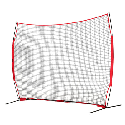 Barricade Backstop Net, 12x9 ft Ball Sports Barrier Netting, Portable Practice Equipment with Carry Bag, Protection Screen for Baseball Softball Lacrosse Soccer Hockey Training, for Backyard
