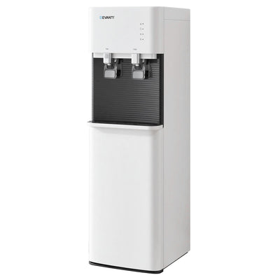 Devanti 2 Taps Water Cooler Dispenser Bottom Loading Dispenser Chiller Filter Purifier