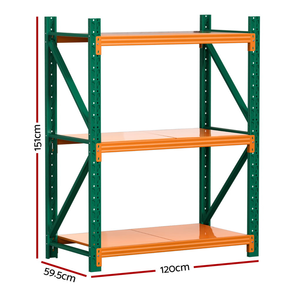 Giantz 1.2Mx1.5M Garage Shelving Warehouse Rack Awezingly