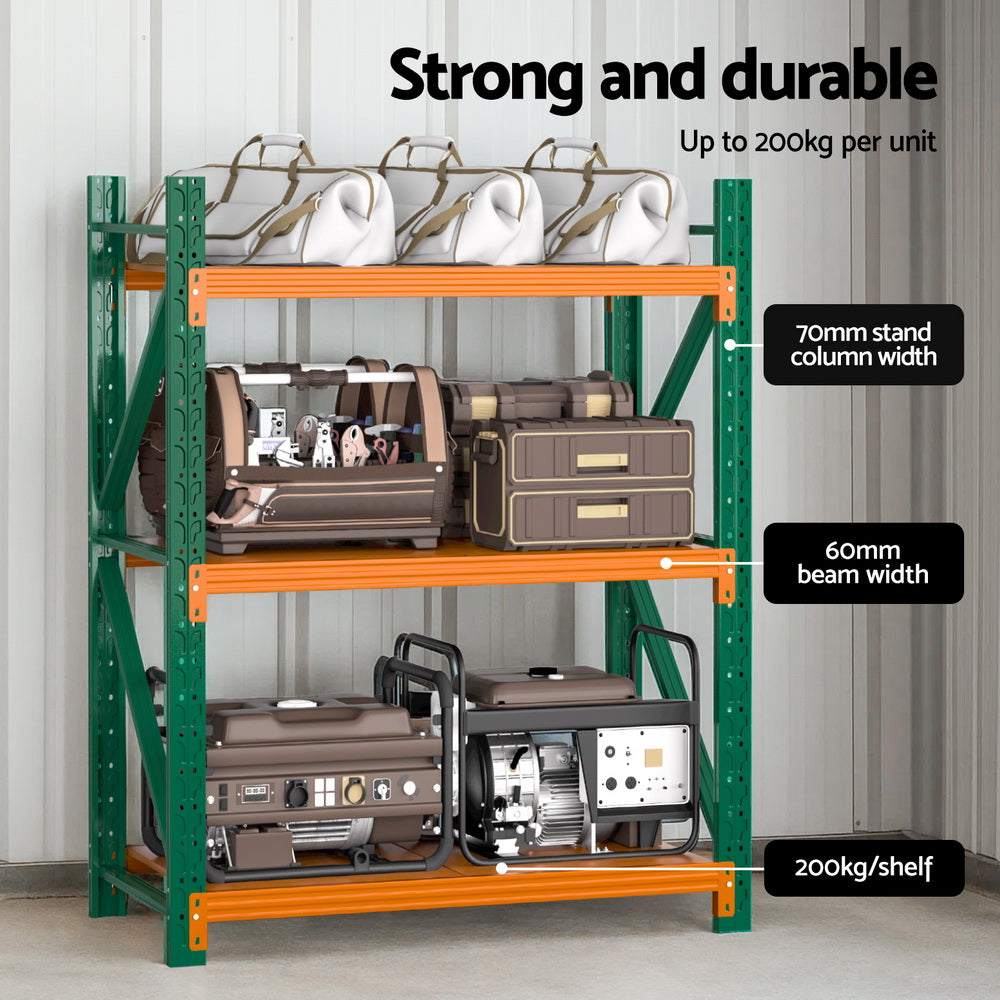 Giantz 1.2Mx1.5M Garage Shelving Warehouse Rack Awezingly