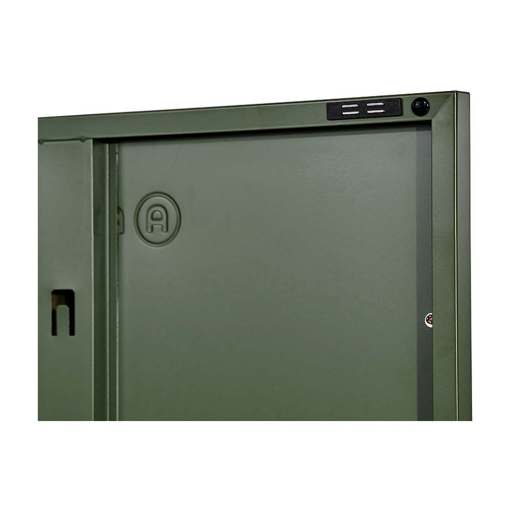 ArtissIn Base Metal Locker Storage Shelf Organizer Cabinet Buffet Sideboard Green freeshipping - Awezingly