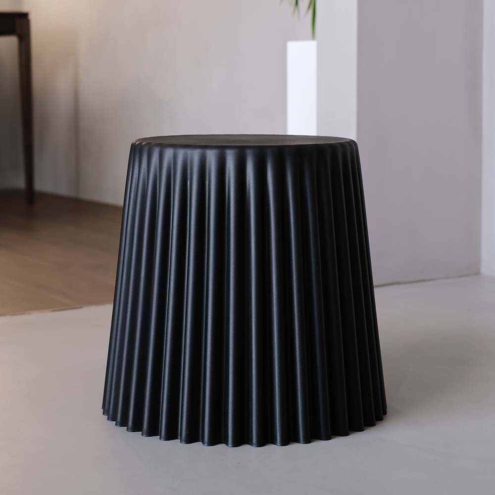 ArtissIn Set of 2 Cupcake Stool Plastic Stacking Stools Chair Outdoor Indoor Black freeshipping - Awezingly