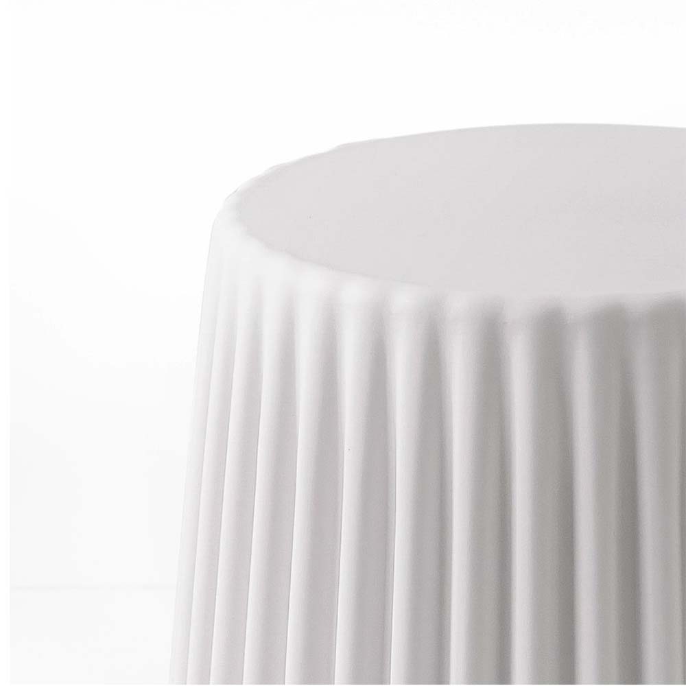 ArtissIn Set of 2 Cupcake Stool Plastic Stacking Stools Chair Outdoor Indoor White freeshipping - Awezingly