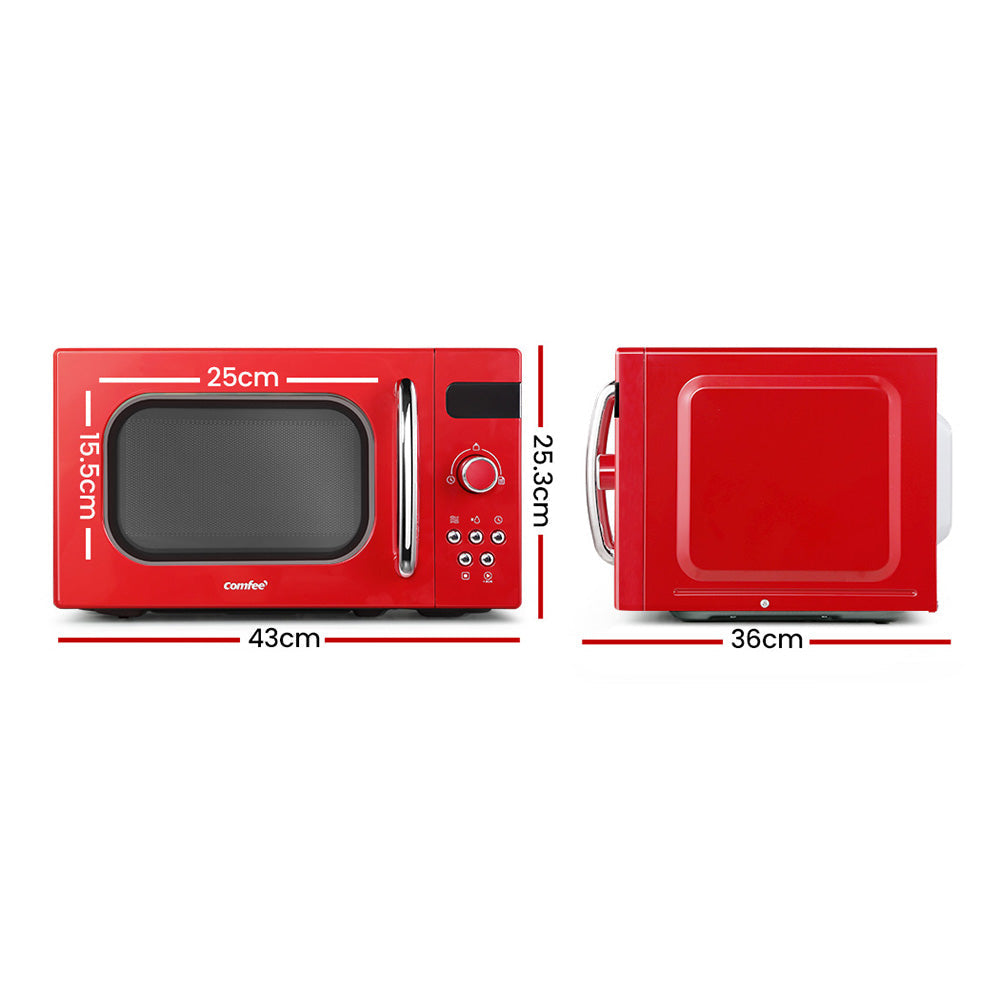 Comfee 20L Microwave Oven 800W Countertop Benchtop Kitchen 8 Cooking Settings Comfee