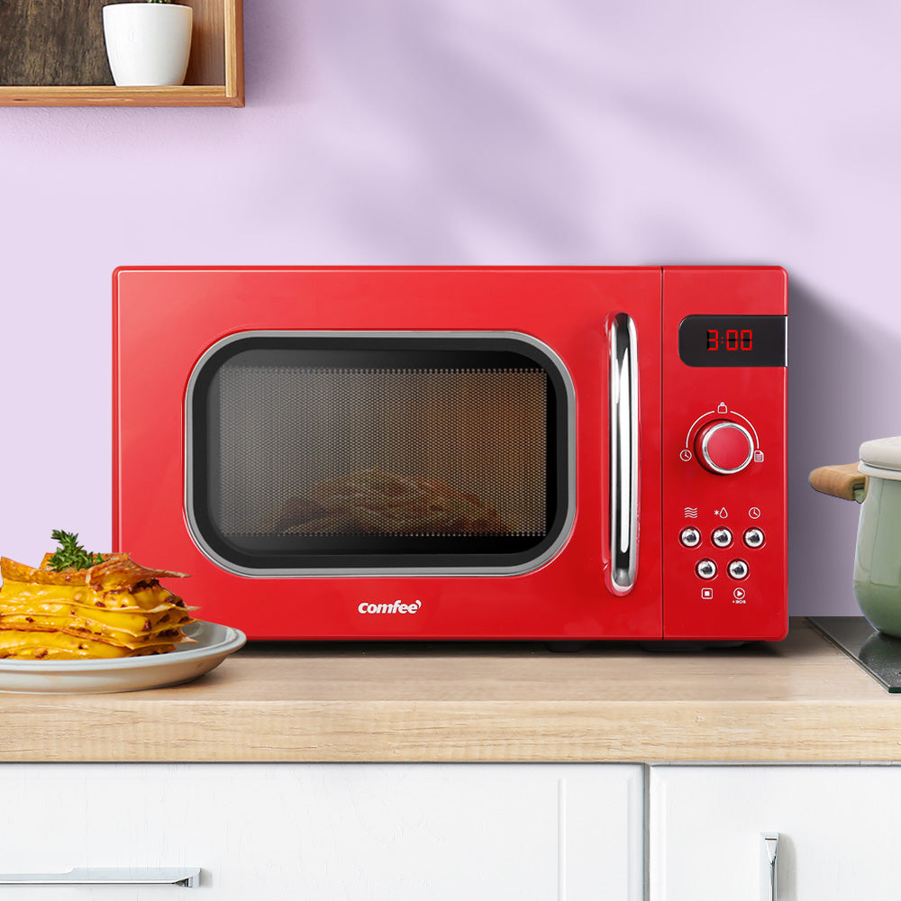 Comfee 20L Microwave Oven 800W Countertop Benchtop Kitchen 8 Cooking Settings Comfee