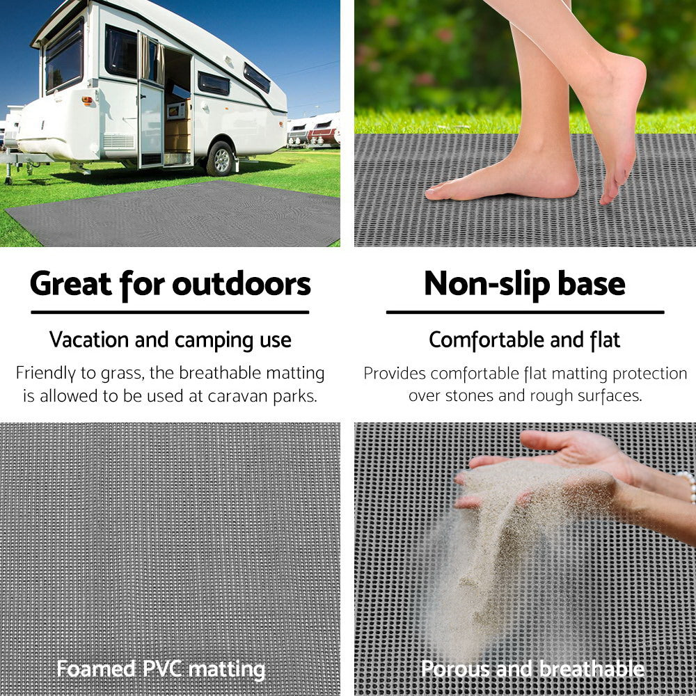 Weisshorn 3 X 2.5M Annex Floor Mat - Grey freeshipping - Awezingly
