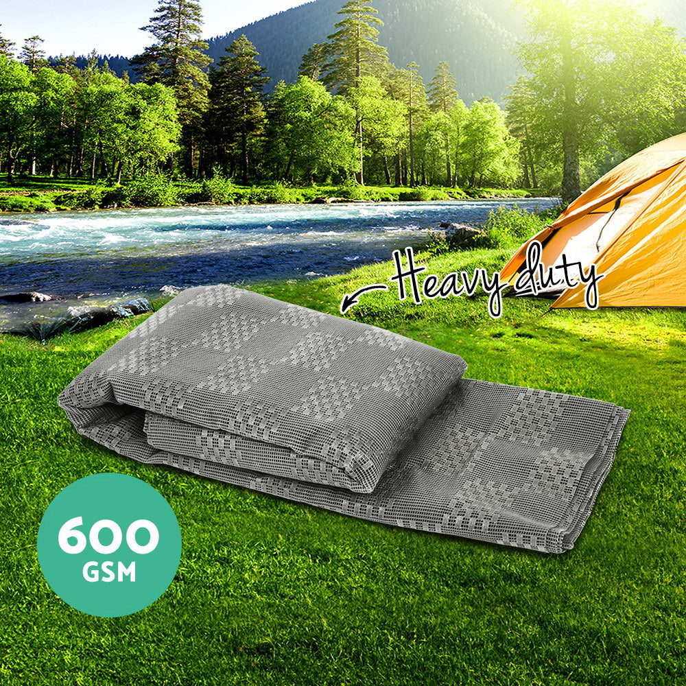 Weisshorn Heavy Duty Annex Matting 6 x 2.5M - Grey freeshipping - Awezingly