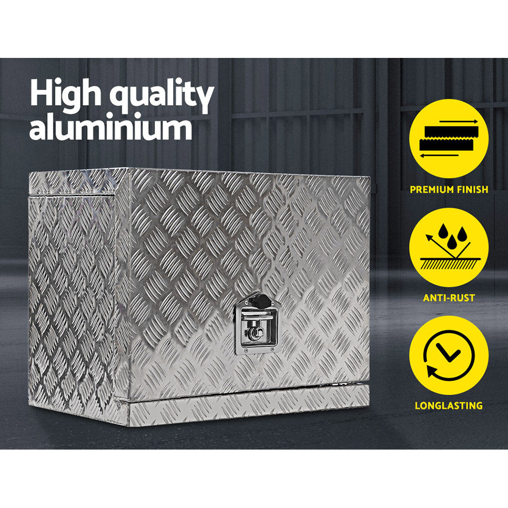 Giantz 62x40x50cm Aluminium Tool box Ute Generator Toolbox Truck Trailer Canopy freeshipping - Awezingly