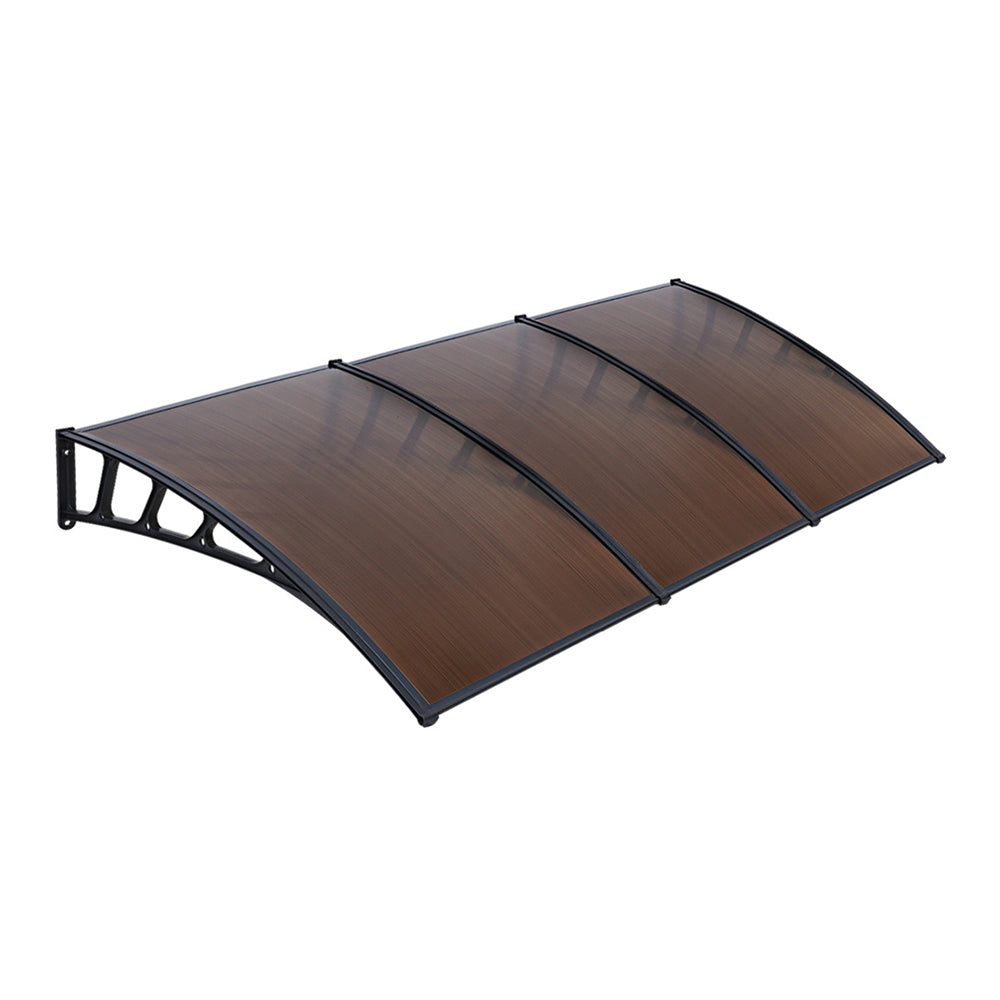 Instahut Window Door Awning Door Canopy Outdoor Patio Cover Shade 1.5mx3m DIY BR Instahut