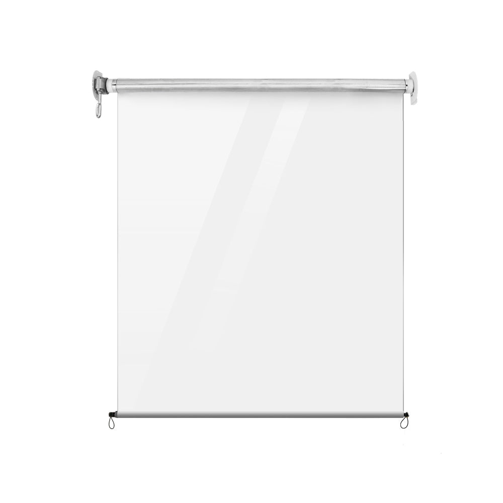 Instahut Outdoor Blind Roll Down Awning Canopy Shade Retractable Window 1.2X2.4M Instahut
