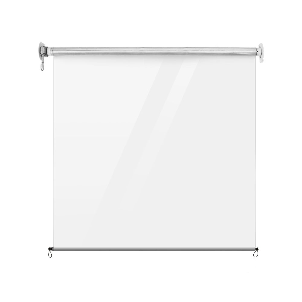 Instahut Outdoor Blind Roll Down Awning Canopy Shade Retractable Window 1.4X2.4M Instahut