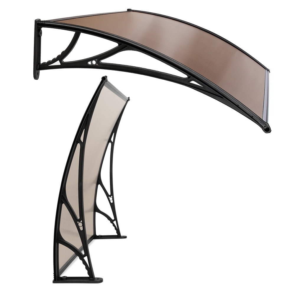 Instahut Window Door Awning Door Canopy Patio UV Sun Shield 1mx4m DIY BR freeshipping - Awezingly
