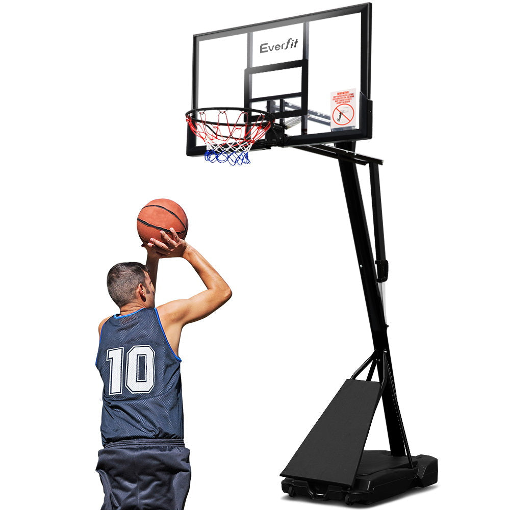 Everfit Pro Portable Basketball Stand System Ring Hoop Net Height Adjustable 3.05M Everfit