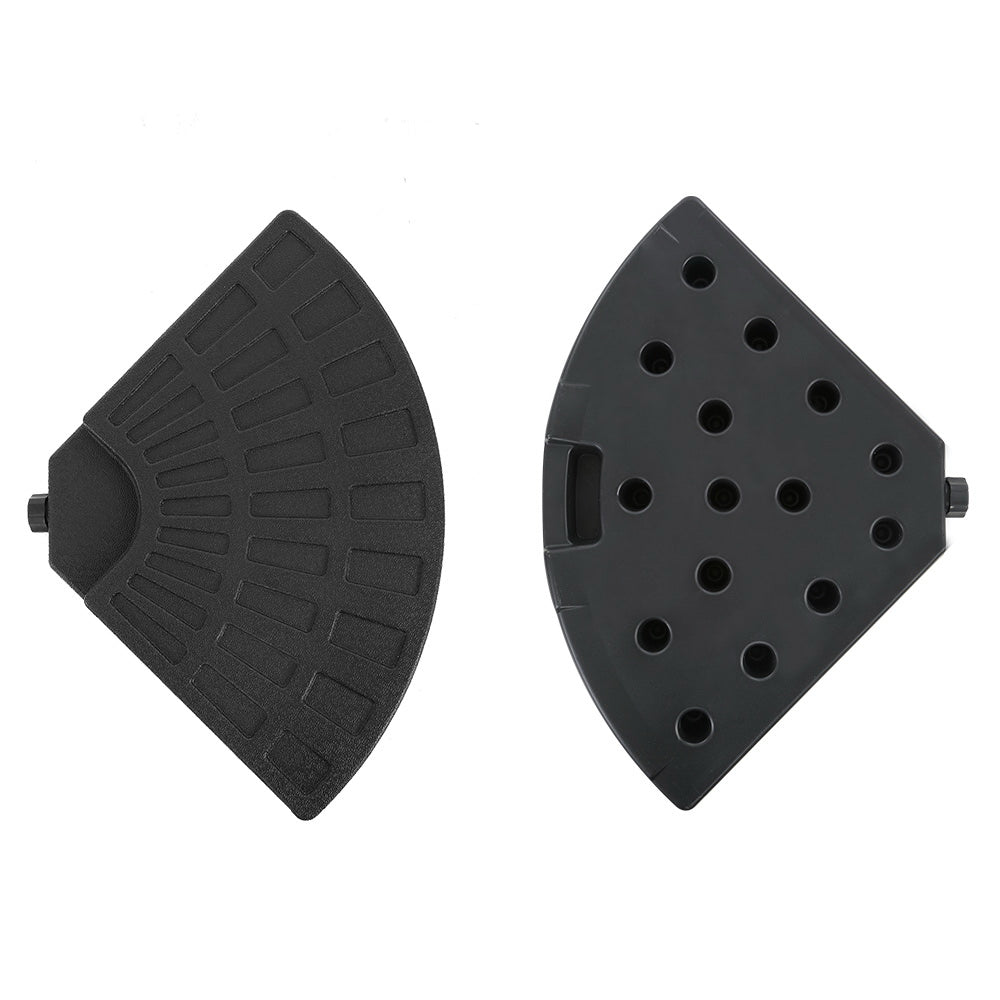 Instahut Outdoor Umbrella Stand 4 x Base Pod Plate Sand/Water Patio Cantilever Fanshaped freeshipping - Awezingly
