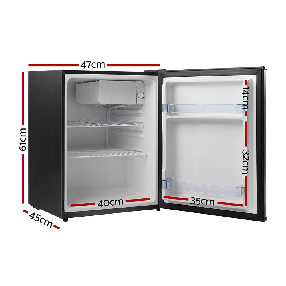 Devanti 70L Portable Mini Bar Fridge - Black freeshipping - Awezingly