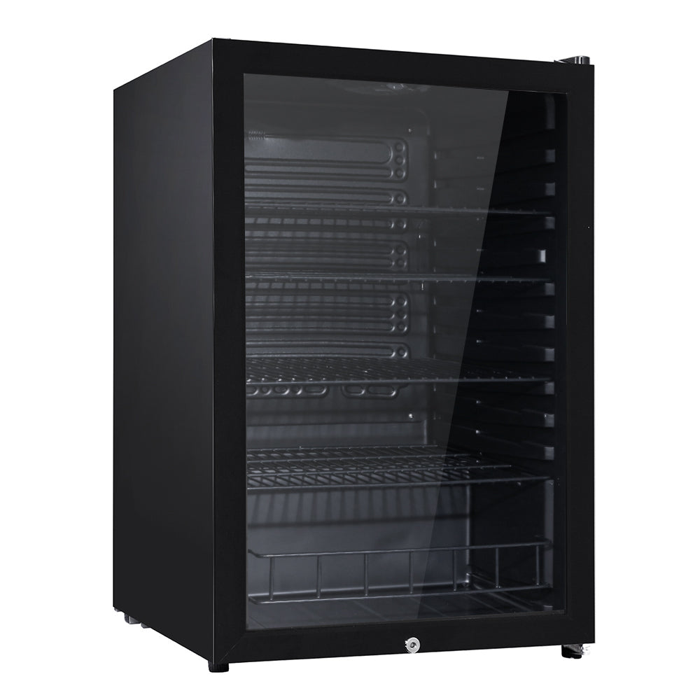 Devanti 115L Bar Fridge Glass Door Mini Freezer Fridges Countertop Beverage Commercial freeshipping - Awezingly