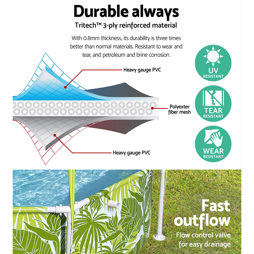 Bestway Above Ground Swimming Pool with Mist Shade Bestway