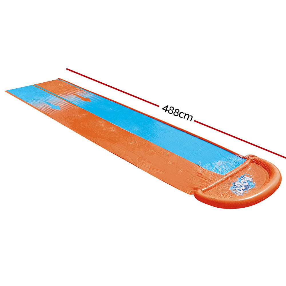 Bestway Inflatable Water Slip Slide Double Kids Splash Toy Outdoor Play 4.88M freeshipping - Awezingly