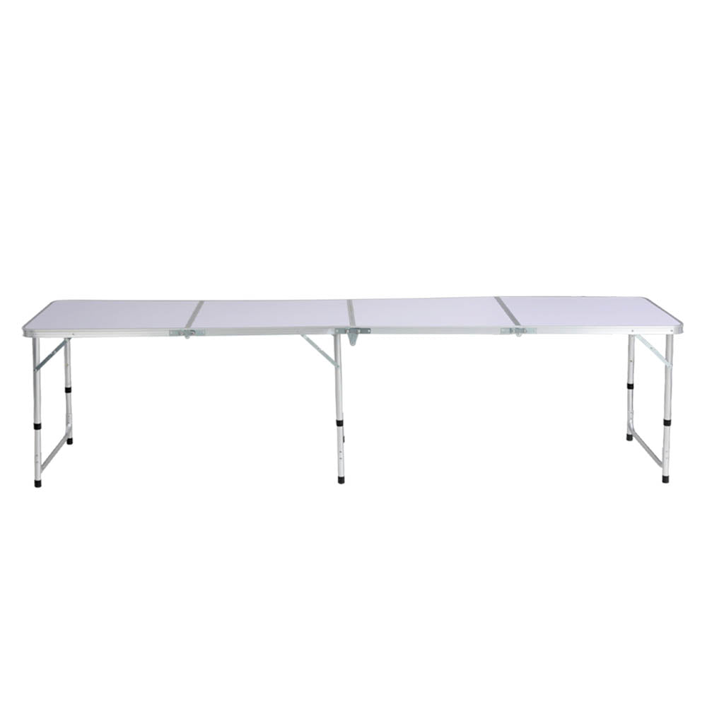 Weisshorn Folding Camping Table Portable Family Picnic Garden 240CM Weisshorn
