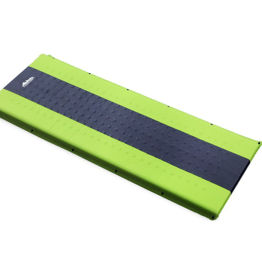 Weisshorn Self Inflating Mattress Camping Sleeping Mat Air Bed Pad Single Green Weisshorn