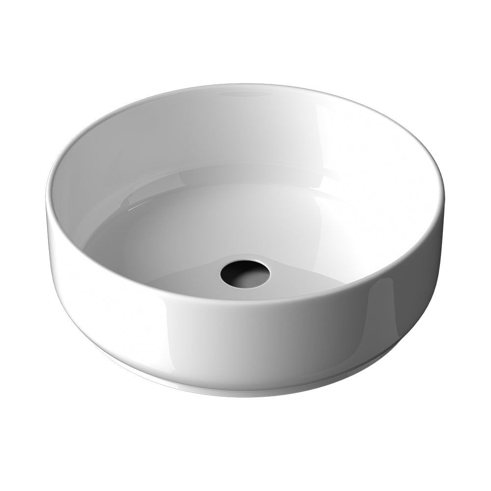 Cefito Bathroom Basin Ceramic Vanity Basin Above Counter White Hand Wash RIGO
