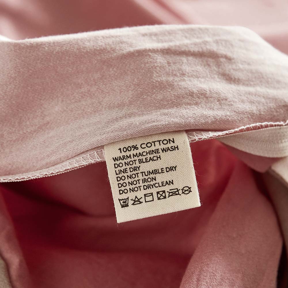 Cosy Club Washed Cotton Quilt Set Pink Brown Double Cosy