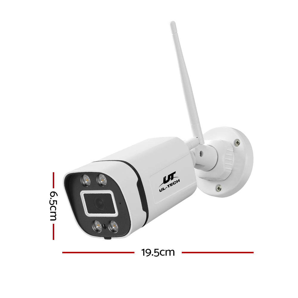 UL-tech 3MP Wireless CCTV Security Camera System WiFi Outdoor Home 2 Cameras Set UL-TECH