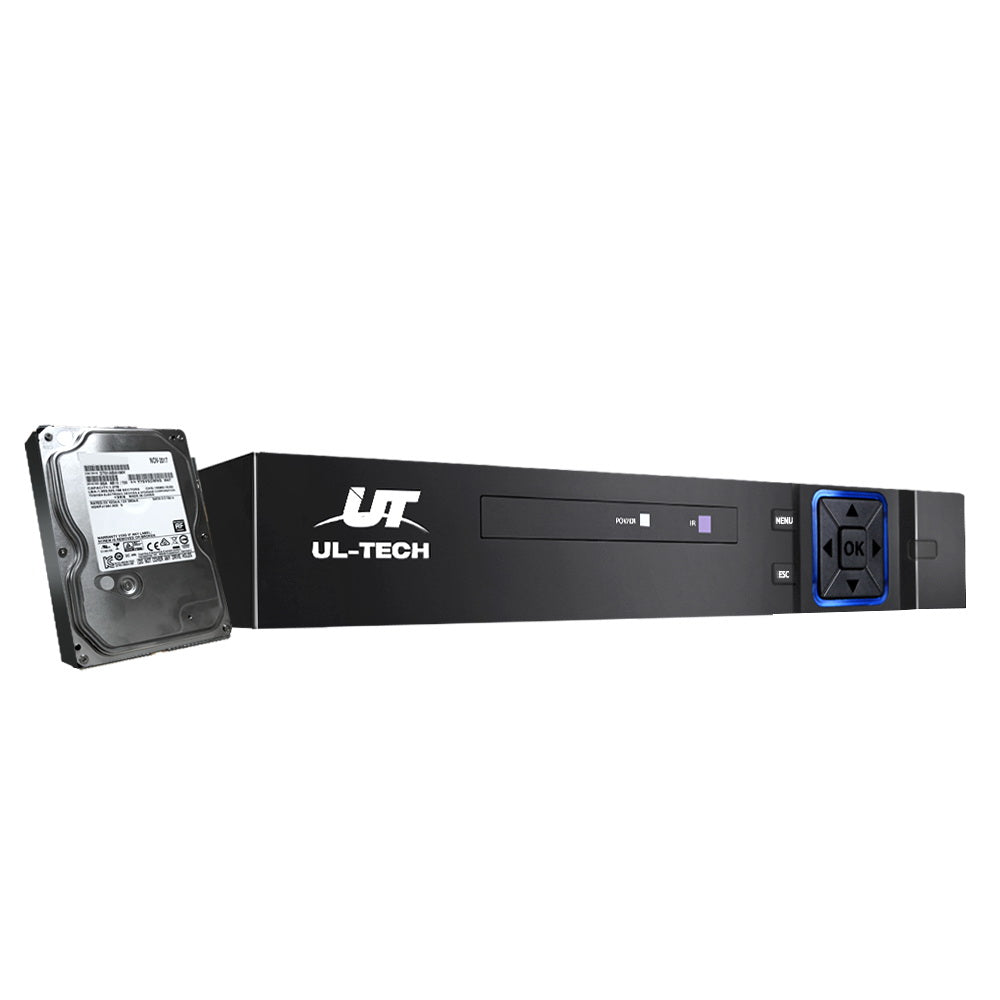 UL-tech CCTV Security Camera System 4CH DVR 1080P 5in1 Recorder Video 4TB UL-TECH