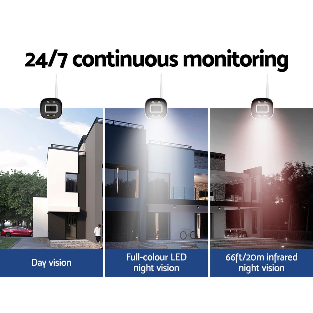 UL-tech 3MP Wireless CCTV Home Security System Outdoor IP Camera 8CH WiFi NVR UL-TECH