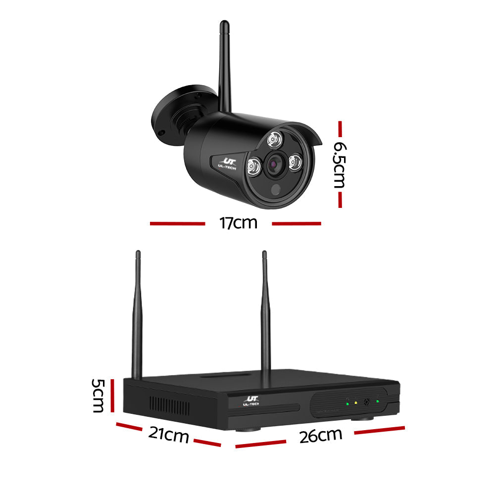 UL-tech Wireless CCTV Home Security Camera System WIFI Outdoor 8CH 3MP NVR 4TB UL-TECH