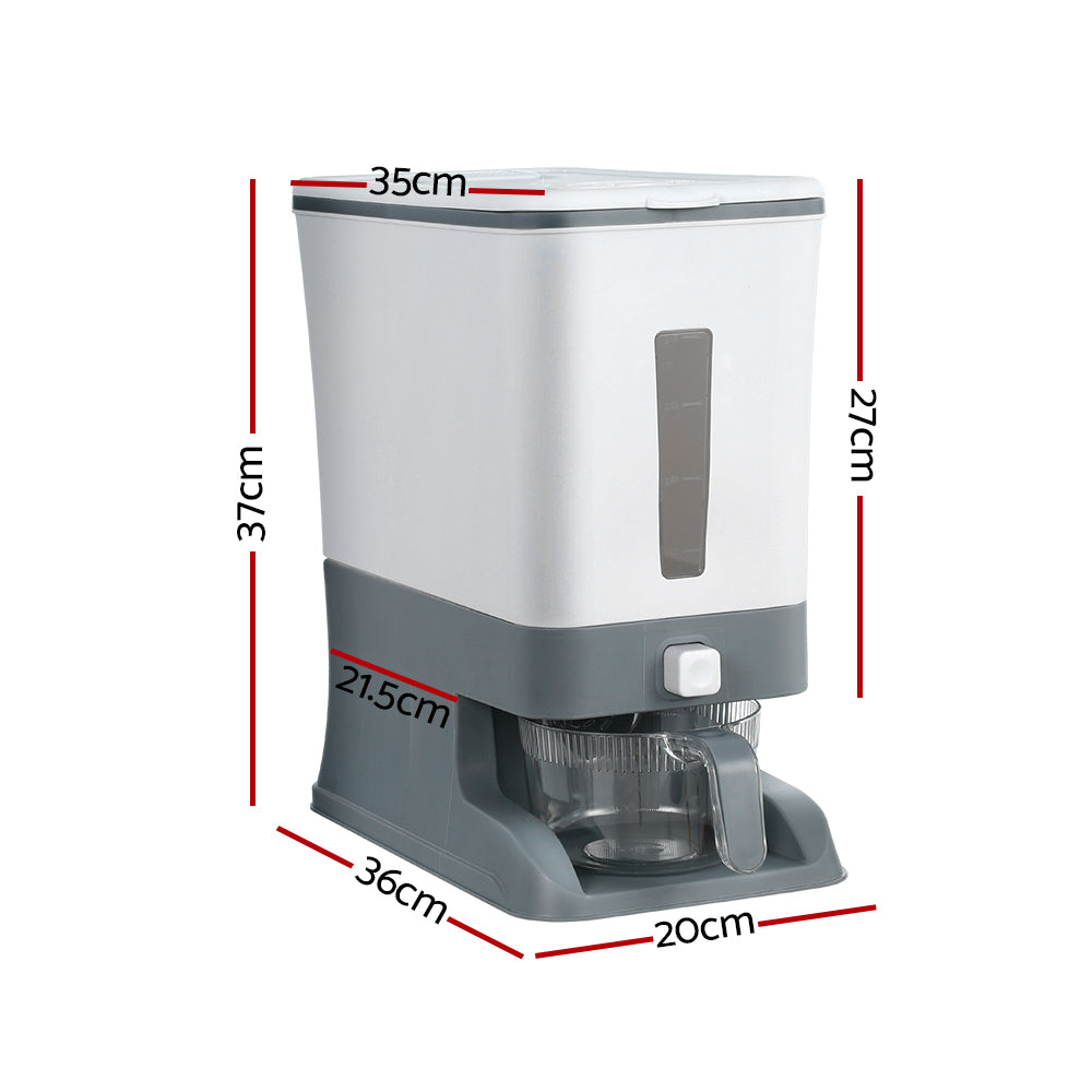 5-Star Chef Rice Cereal Dispenser Grain Container 12KG Does not apply