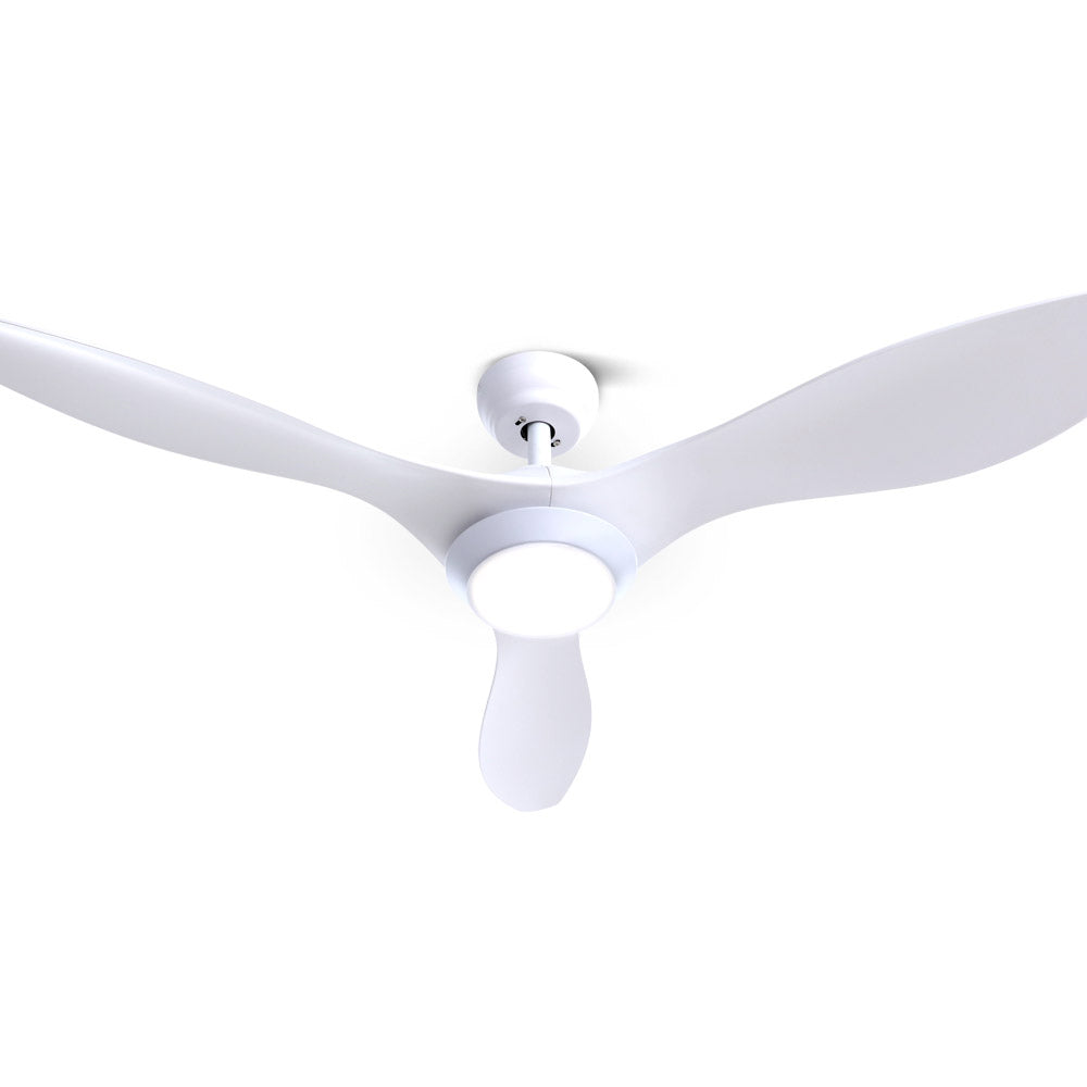 Devanti 52'' Ceiling Fan With Light Remote DC Motor 3 Blades 1300mm freeshipping - Awezingly