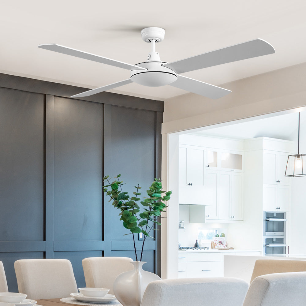 Devanti 52'' Ceiling Fan w/Remote - White freeshipping - Awezingly