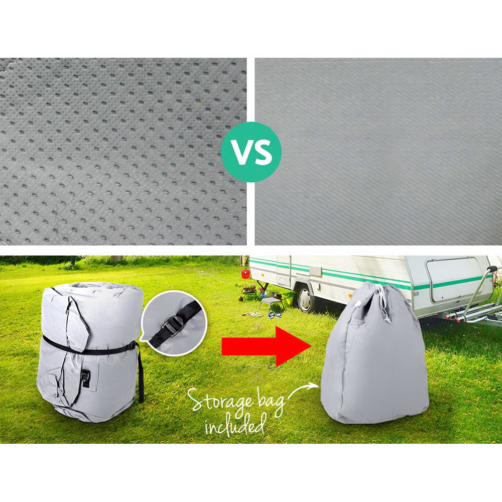 Weisshorn 16-18ft Caravan Cover Campervan 4 Layer UV Water Resistant freeshipping - Awezingly