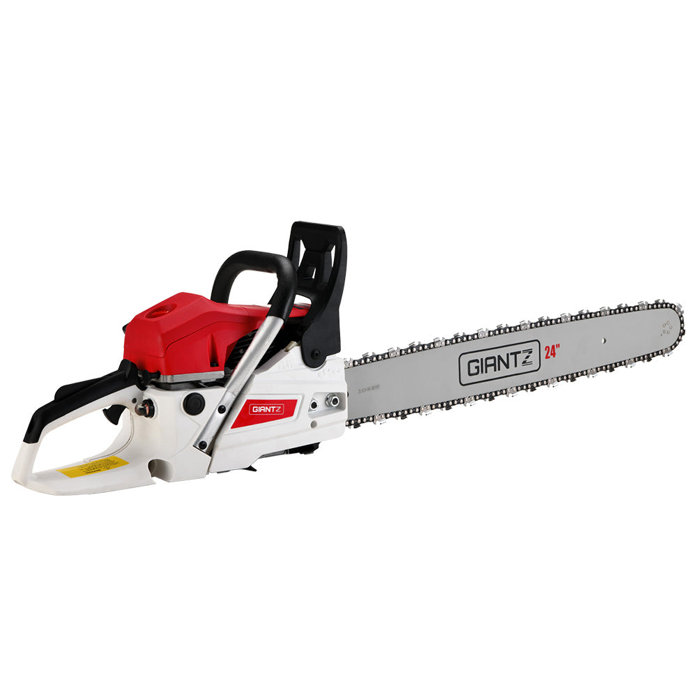 Giantz 62cc Chainsaw Petrol Commercial 24