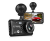 UL Tech 4 Inch Dual Camera Dash Camera - Black