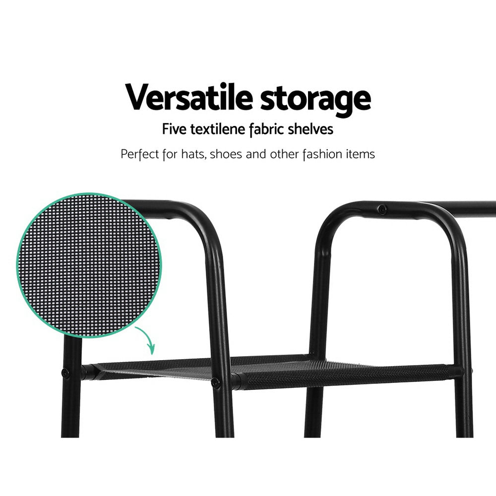 Portable Clothes Rack Garment Hanging Stand freeshipping - Awezingly