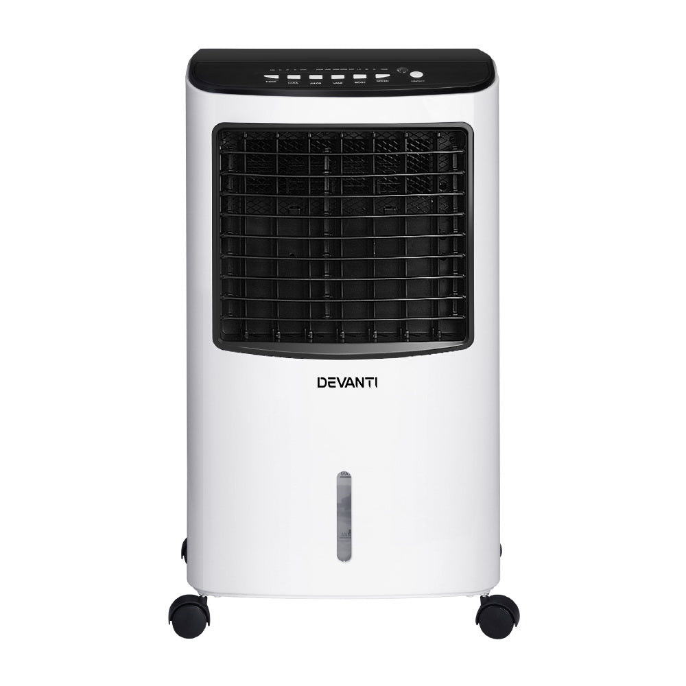 Devanti Evaporative Air Cooler Conditioner Portable 8L Cooling Fan Humidifier freeshipping - Awezingly