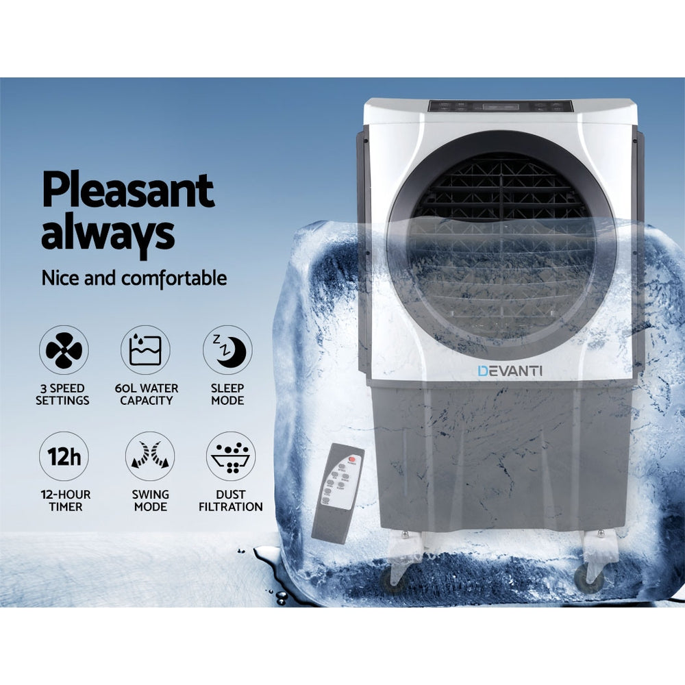 Devanti Evaporative Air Cooler Industrial Conditioner Commercial Fan Purifier freeshipping - Awezingly